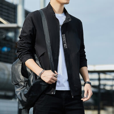 Áo khoác nam mùa thu 2022 áo khoác nam mới phong cách Hàn Quốc dáng ôm giản dị đồng phục bóng chày đẹp trai hợp thời trang