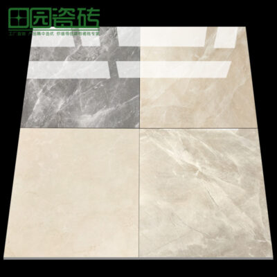 Phong cách mới giả đá cẩm thạch được đánh bóng hoàn toàn gạch tráng men lát sàn phòng khách 800x800 gạch lát nền toàn sứ đơn giản của Phật Sơn