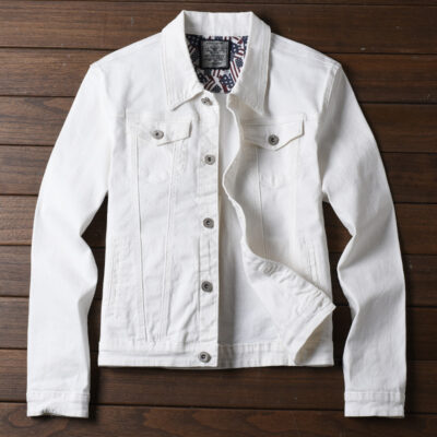 Áo khoác denim xuyên biên giới thương mại nước ngoài 2022 dành cho nam mới của Nhật Bản Áo khoác bảo hộ lao động nam phong cách Hàn Quốc giản dị mùa xuân và mùa thu nhiều màu
