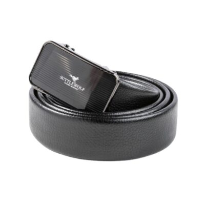 Thắt lưng da sói Shatai nam hai lớp da bò kinh doanh thắt lưng khóa tự động mới thắt lưng bán trực tiếp tại nhà máy