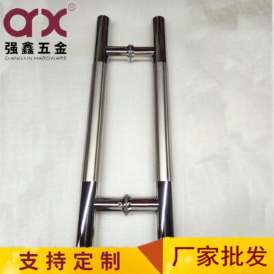 Tay nắm cửa kính khách sạn tối giản hiện đại 304 thép không gỉ niken tay cầm phần cứng phòng tắm cung cấp trực tiếp