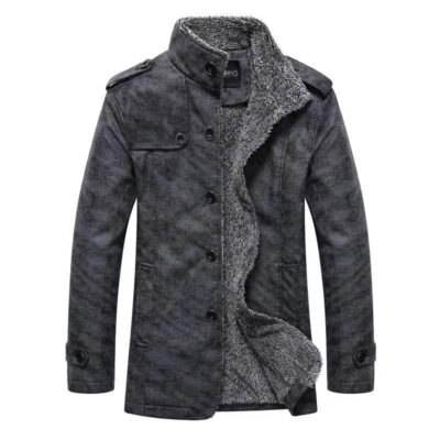 Da Nam Quần Áo Hợp Thời Trang Thương Hiệu Xuyên Biên Giới Nam Plus Bông Dày Lông Áo Khoác Da Nam Áo Khoác Ngoài AliExpress