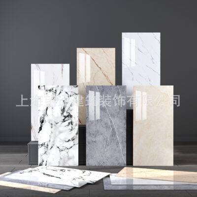 Giấy dán tường giả gạch dán tường tự dính chống nước chống ẩm nhà tắm miếng dán đá cẩm thạch đổi mới nền tự dính giấy dán tường