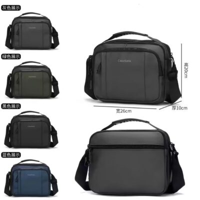 2023 Explosive Model Túi da màng Túi vuông Túi ngang Túi đeo vai nam Túi chống nước Ba lô sức chứa lớn Mẫu ngoại thương