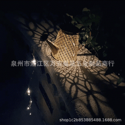 Sáng Tạo Năng Lượng Mặt Trời Đèn Sân Vườn Ngoài Trời Sân Sân Thượng Rỗng Tắm Chiếu Trang Trí Mặt Đất Cắm Đèn Treo Chống Thấm Nước