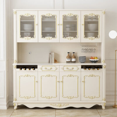 Tủ búp phê phong cách châu Âu tủ rượu phòng khách đa chức năng 1 kệ treo tường tủ tủ thay đồ nhà hàng để đồ
