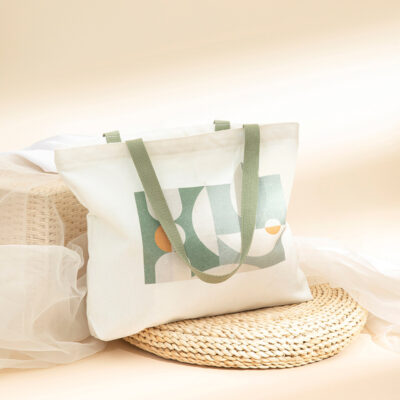 Thích hợp ban đầu túi vải nữ lớp đi lại công suất lớn túi mua sắm cầm tay túi văn học đơn giản túi vải