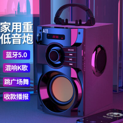 A11 xuyên biên giới điện thoại di động loa bluetooth không dây 4.0 thẻ cắm mini ngoài trời âm thanh nhỏ máy tính xách tay loa siêu trầm