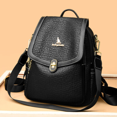 Ba lô nữ da thật cảm giác siêu tốt chống mài mòn bền xu hướng thời trang túi đeo vai túi xách nữ