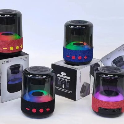 Điểm mới loa bluetooth thủy tinh pha lê trong suốt Z5mini sáng đầy đủ loa tần số loa bluetooth