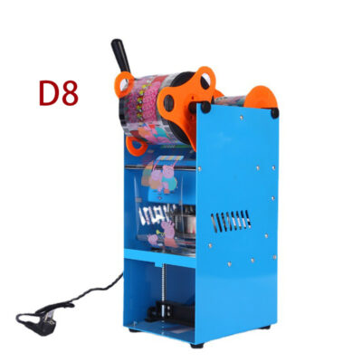 Thương mại bằng tay trà sữa đóng thùng cốc uống sữa đậu nành đóng thùng máy thép không gỉ cán máy nhiệt độ cao dập nổi đóng thùng máy