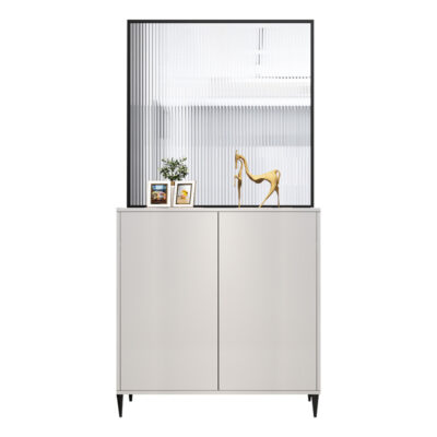 Bán buôn lối vào tủ giày tủ tích hợp phòng khách tối giản hiện đại vách ngăn tủ Đẹp màn hình kính sang trọng sảnh vào