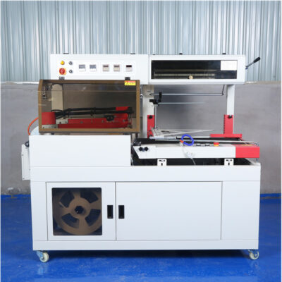 Máy co nhiệt tự động màng co nhựa đóng thùng màng hàn và cắt Máy bọc và cắt màng co tự động máy đóng gói màng co nhiệt