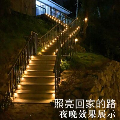 Đèn bước đèn ngủ bán buôn năng lượng mặt trời sân vườn đèn tường trang trí tường rào cầu thang đèn tự động sáng trong bóng tối