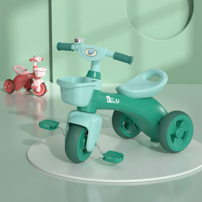 BAOLI xe đạp ba bánh trẻ em xe đẩy em bé 1-3 tuổi trượt bé hiện vật tập đi xe đạp tay