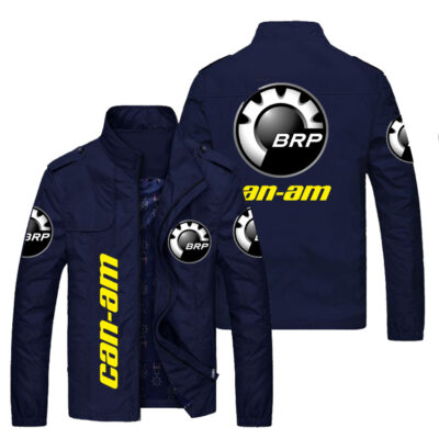 2023 Âu Mỹ xuất khẩu Mới Nam Áo Khoác Cardigan Nam Xe In Logo Ngoài Trời Đi Áo Khoác Chống Gió