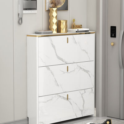 Các nhà sản xuất bán buôn Đẹp sang trọng phiến đá tủ giày siêu mỏng cửa hộ gia đình đổ loại tối giản hiện đại lối vào tủ nhập cảnh