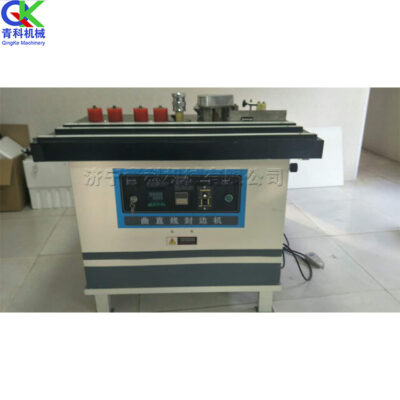 Máy bẻ đai tự động bề mặt acrylic có hình dạng đặc biệt máy dán cạnh nhà máy nội thất gỗ cắt tỉa máy tất cả trong một máy dán hai mặt