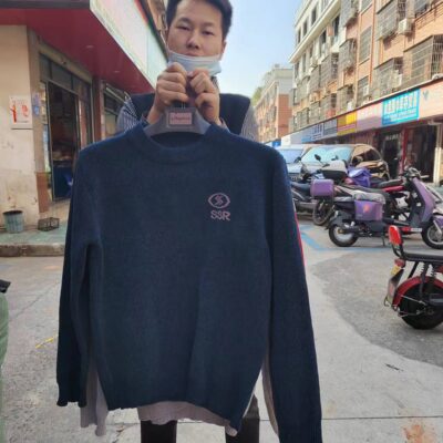 Mới chenille nam áo len cổ tròn hàng xuất xưởng trực tiếp đợt hàng gian hàng áo len nam ngoại thương chui đầu áo len