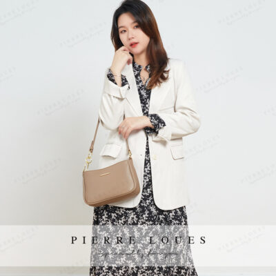 Túi Pierre-Louis nữ mới 2023 thời trang túi sát nách phiên bản Hàn Quốc túi Messenger xách tay nữ đơn giản
