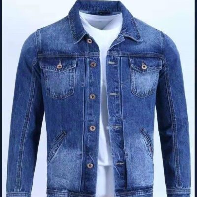 Phiên bản Hàn Quốc của áo khoác ngoài mỏng vừa vặn giản dị mùa xuân và mùa thu áo khoác denim nam thương hiệu hợp thời trang áo khoác dụng cụ đẹp trai