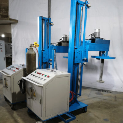 Thượng Hải Runtai tích hợp hoàn toàn tự động hợp kim nhôm chất lỏng khử khí tinh luyện chất lỏng nhôm máy khử khí xỉ máy khử khí cố định