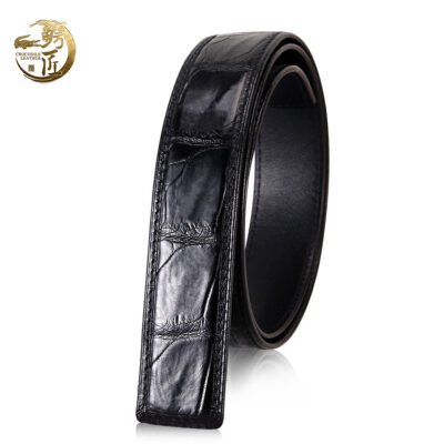 Nhà máy cung cấp trực tiếp cho Thái Lan thắt lưng cá sấu nam công sở thắt lưng bụng cá sấu không khâu 3.4 khóa tự động