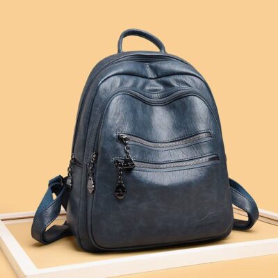 Công suất lớn túi du lịch ba lô nữ 2023 mới ba lô thời trang đầu lớp da mềm xuyên biên giới sỉ một thả vận chuyển