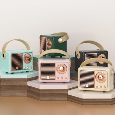 HM11 thế hệ thứ hai retro đài phát thanh loa bluetooth di động quà tặng điện thoại di động loa siêu trầm hoài cổ usb mini âm thanh