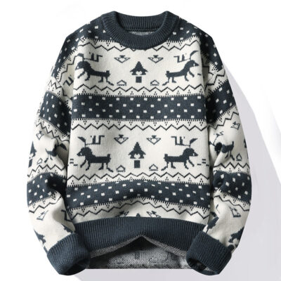 Áo Len Nam Hàng Dệt Kim Đáy Hợp Thời Trang Thương Hiệu Tuổi Teen 2022 Mới Thu Đông Quần Áo Dày Và Ấm Áp