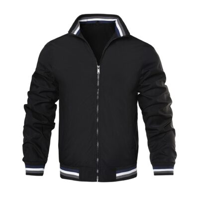 Mùa Thu Đông 2023 Xuyên Biên Giới Ngoại Thương Nam Mới Đồng Màu Áo Khoác Cardigan Nam Huấn Luyện Viên Áo Khoác Nhà Máy Tại Chỗ