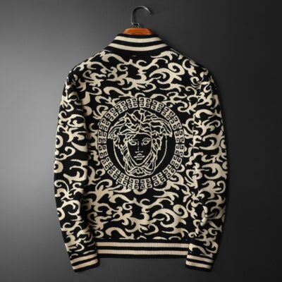 2023 mùa thu đông mới cardigan nam áo len dệt kim dây kéo áo khoác 8805