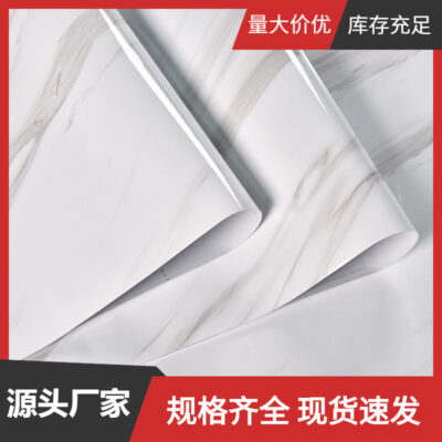 Giấy dán tường nhà bếp tự dính bán buôn dày bằng đá cẩm thạch nhãn dán chống thấm nước và dầu tân trang lại bếp chịu nhiệt độ cao giấy dán tường mặt bàn