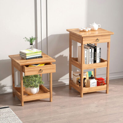 Tủ búp phê đơn giản gỗ nguyên khối tủ bếp tủ thay đồ phòng khách tủ chè nhà hàng để đồ đơn giản thay đồ tre