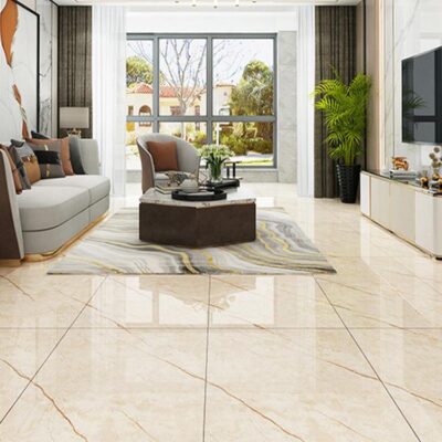 Phật Sơn tráng men vàng toàn thân đá hoa cương 600X1200 lát nền phòng khách lát nền phòng ngủ lát nền K vàng ốp tường