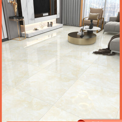 Gạch lát nền phòng khách 800x800 đá cẩm thạch toàn thân Phật Sơn ngọc bích gạch lát nền toàn sứ chịu mài mòn