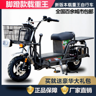 Tải trọng tiêu chuẩn quốc gia vua xe đạp điện kéo tải hàng hóa pin xe ô tô xe mang đi giao hàng đường bạo chúa chạy đường dài vua pin lithium