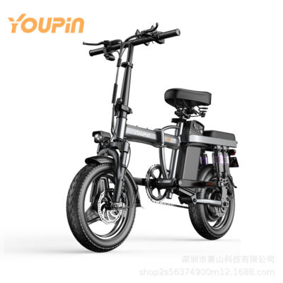 Nhà máy trực tiếp cung cấp hợp kim nhôm gấp xe đạp điện lái xe di động dành cho người lớn vận chuyển pin lithium xe pin siêu nhẹ