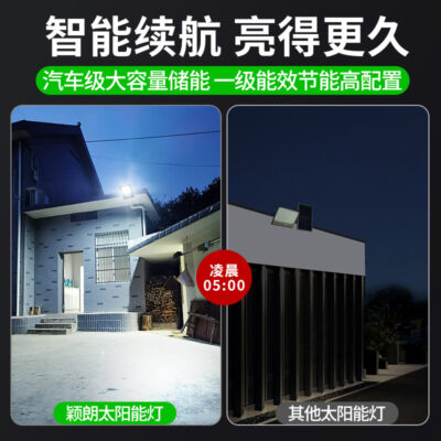 Đèn năng lượng mặt trời trong nhà và ngoài trời ngoài trời hộ gia đình không thấm nước ánh sáng ấm áp mặt trời đèn đường năng lượng mặt trời ngôi nhà với ánh sáng sân trong