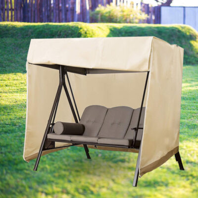 Bán buôn xuyên biên giới ngoài trời xích đu sân vườn ghế xích đu sân vườn đồ nội thất che bụi 420D mưa và tuyết xích đu dù để che nắng