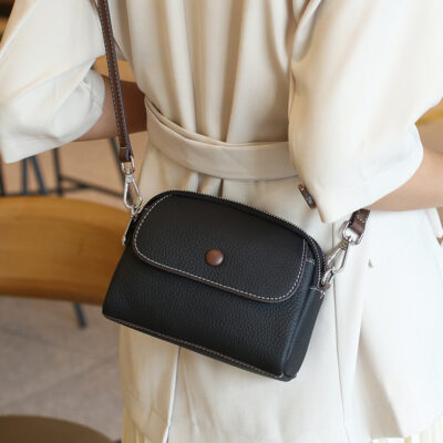 Túi xách nữ thời trang Túi Messenger 2023 mới mini đeo vai túi vuông nhỏ cảm giác cao cấp phù hợp túi xách nữ da thật bán buôn