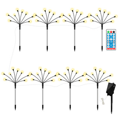 Thâm Quyến điểm 1 kéo 4/6/8 năng lượng mặt trời đèn đom đóm LED ngoài trời đèn sân vườn đèn sân vườn điều khiển từ xa