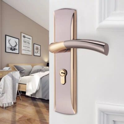 Khóa cửa Phòng Khóa cửa Trong Nhà Phòng Ngủ Phong Cách Châu Âu Đa Năng Hộ Gia Đình cách âm Khóa Phòng Tắm Gỗ Chắc Chắn Khóa cửa Trọn Gói