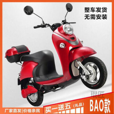 Mới 2021 Vua Rùa Nhỏ Ô Tô Điện 60V72V Pin Xe Trưởng Thành Nam Cừu Nữ Chạy Đường Dài Xe Máy Điện