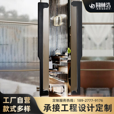 Phát hiện cửa kính trượt mới của Trung Quốc tay cầm dài khách sạn đôi mở tay cầm bằng đồng Tay nắm cửa phòng hội nghị