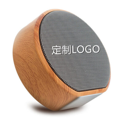 Enle Mini A60 Loa Bluetooth Vân Gỗ Không Dây Mới Thẻ Di Động Quà Tặng Ngoài Trời Loa Thông Minh