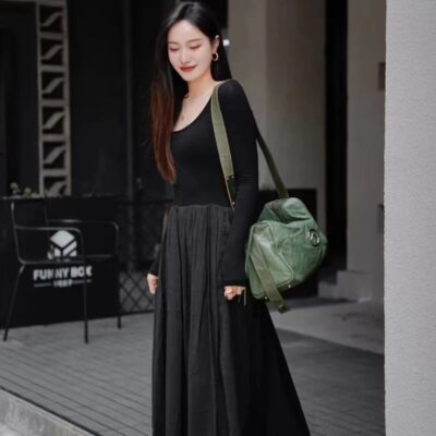 GROTTO Lê Đá Xanh Túi Tote Phi Giới Tính Túi Gối Da Cừu Nhăn Đeo Vai Túi Nữ Túi