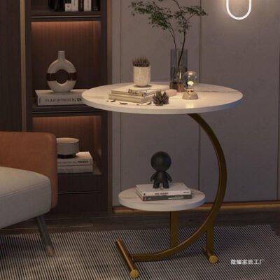 Hộ Gia Đình Bàn Bàn Ghế Sofa Phòng Khách Mini Mặt Bàn Bàn trà đẹp Hiện Đại Bàn Tròn Căn Hộ Nhỏ Ban Công Bàn Góc