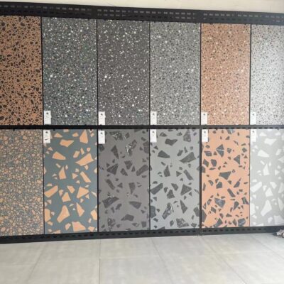 Màu sắc toàn thân gạch terrazzo nhà hàng trung tâm mua sắm cửa hàng quần áo cửa hàng trà sữa dự án chống trơn trượt lát sàn bán buôn