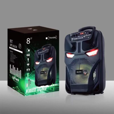 Các nhà sản xuất cung cấp thương mại nước ngoài 8-inch sạc Bluetooth di động âm thanh di động ngoài trời nhảy vuông loa hộp di động